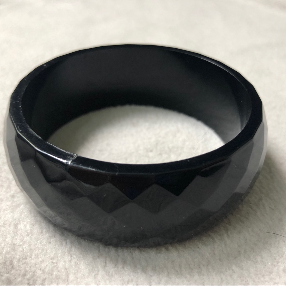 (3/$15) Black fashion bangle bracelet